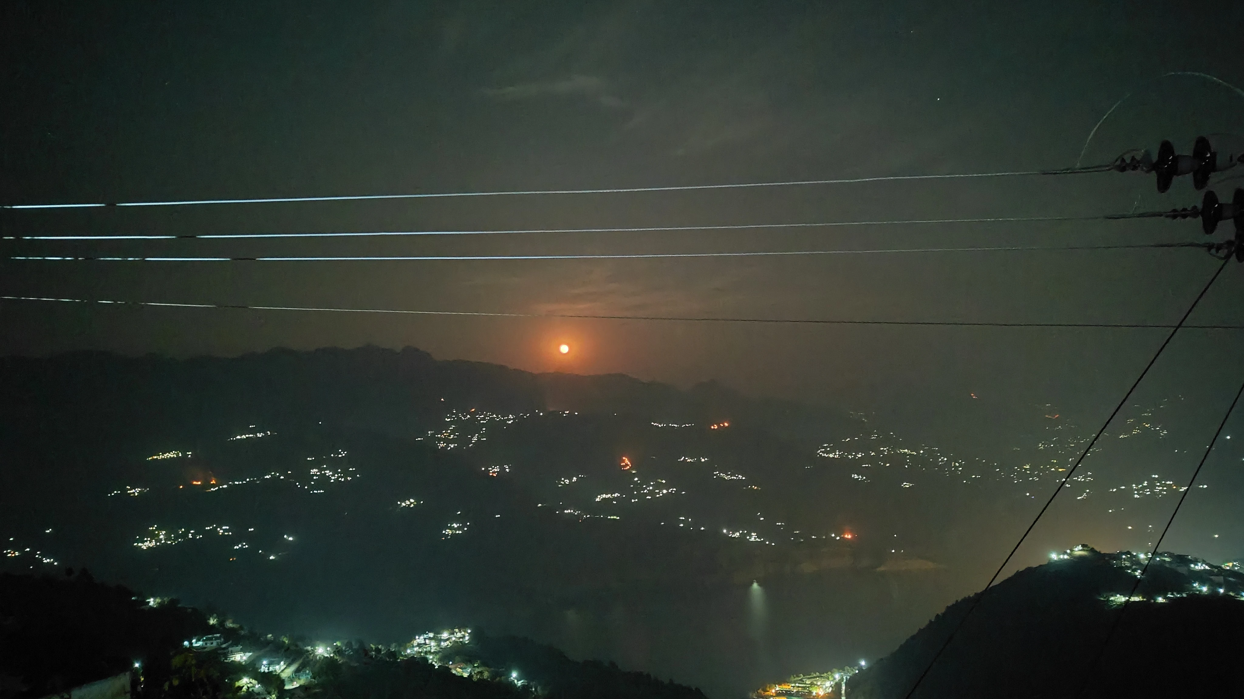 Night view Tehri
